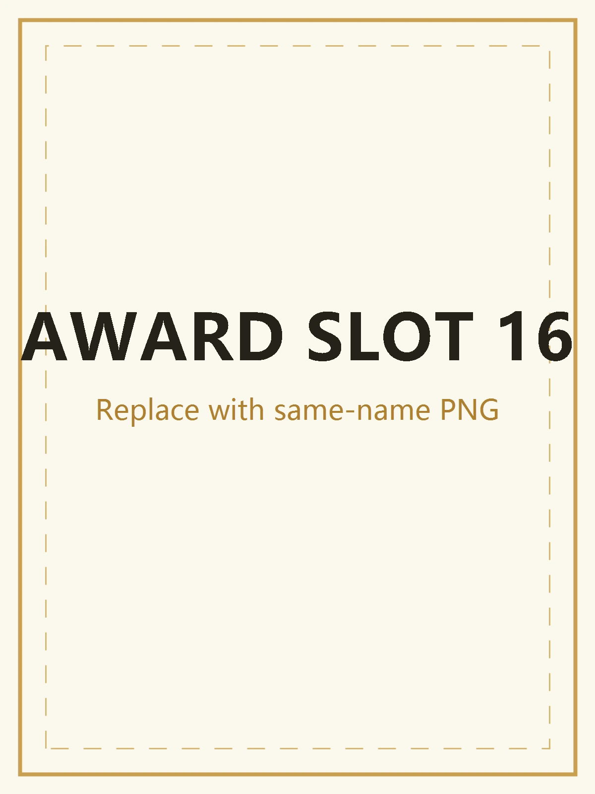 Award placeholder 16