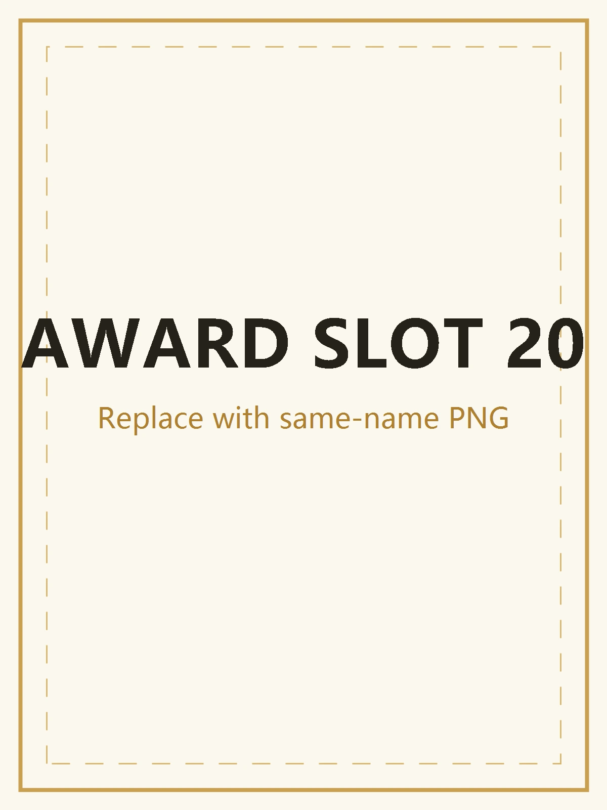 Award placeholder 20